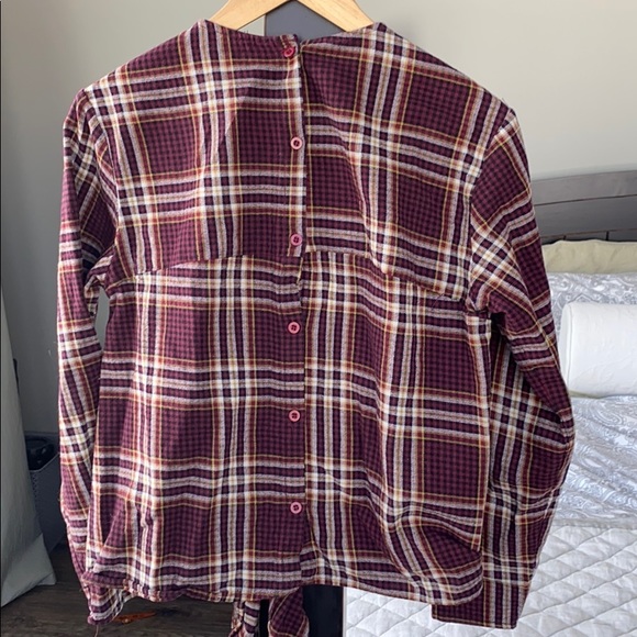 Design Lab plaid longsleeve in cotton - Picture 4 of 5
